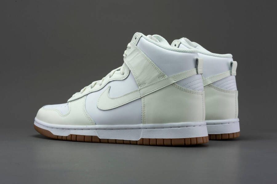 Nike Dunk High Dames White Gum Medium Brown Sail- Dames White Gum Medium Brown Sail - Foto 8