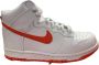 Nike Dunk High Sneakers Unisex Wit Rood - Thumbnail 2