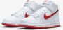 Nike Dunk High Sneakers Unisex Wit Rood - Thumbnail 8