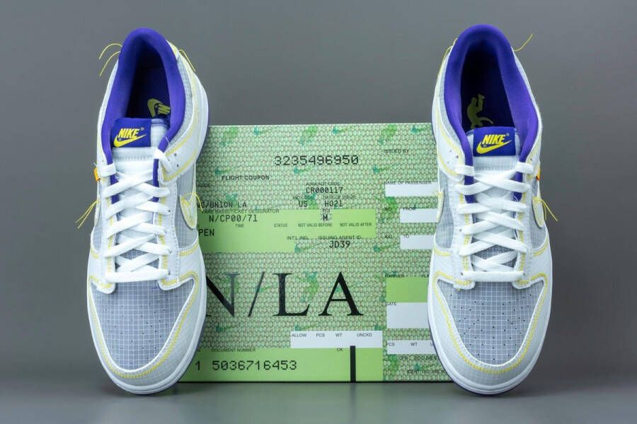Nike Dunk Low X Union La Passport Pack Court Purple DJ9649-500 PAARS Schoenen