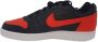 Nike Ebernon Low Mens in Black Habanero Red - Thumbnail 5