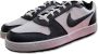 Nike Ebernon Low Prem Sneakers Mannen Zwart Wit - Thumbnail 8