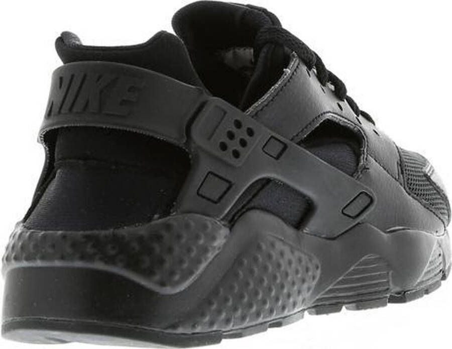 Nike Huarache Run Gs 654275-016 Vrouwen Zwart Sneakers