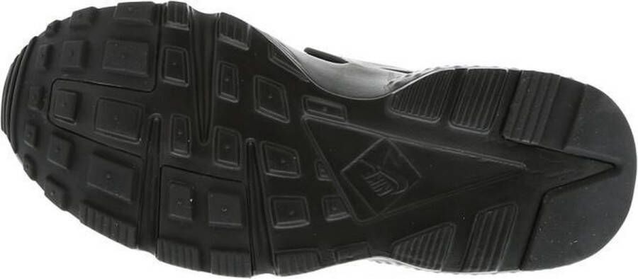 Nike Huarache Run Gs 654275-016 Vrouwen Zwart Sneakers