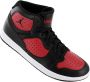 Jordan Nike Access Heren Sneakers Sport Casual schoenen Zwart Rood AR3762 - Thumbnail 4