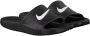 Nike Kawa Shower (GS PS) slippers kids zwart wit - Thumbnail 8