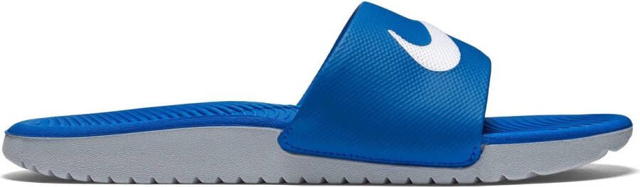 Nike Kawa Slippers Kinderen Hyper Cobalt White Kind Hyper Cobalt White