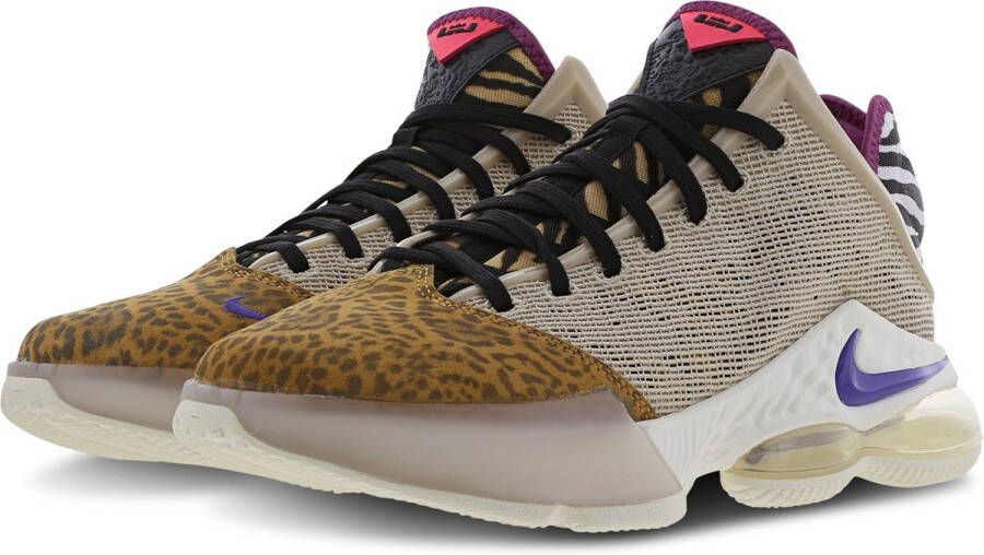 Nike Lebron 19 Low Basketball Shoes Leopard