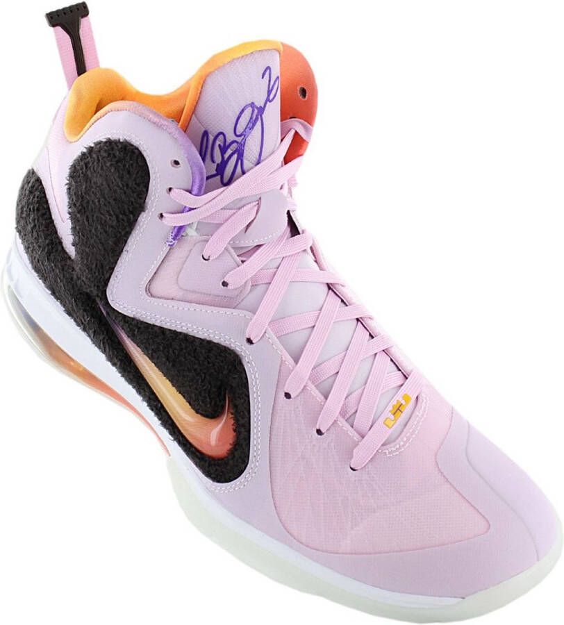 Nike LeBron 9 IX King of LA Heren Basketbalschoenen Sport Schoenen Sneakers Roze DJ3908