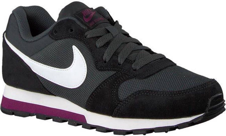 Nike MD Runner 2 Sneakers Dames Sneakers Vrouwen zwart grijs paars