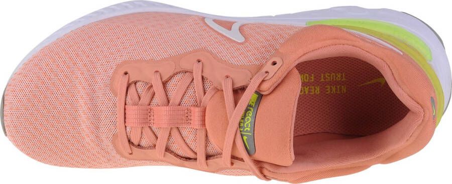 Nike React Miler 3 DD0491-800 Vrouwen Roze Hardloopschoenen