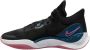 Nike Renew Elevate 3 Black Pinksicle Valerian Blue Schoenmaat 40 1 2 Basketball Performance Low DD9304 004 - Thumbnail 4