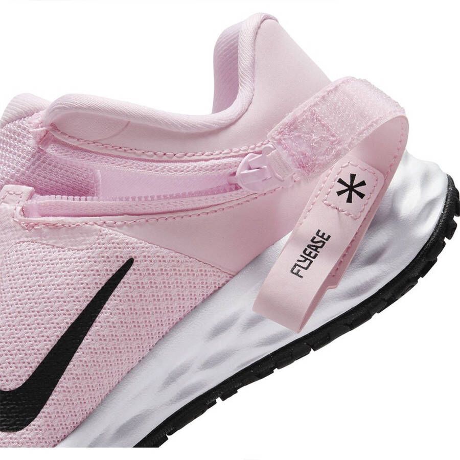 Nike Revolution 6 Flyease NN PS Hardloopschoenen Pink Foam Black Kinderen