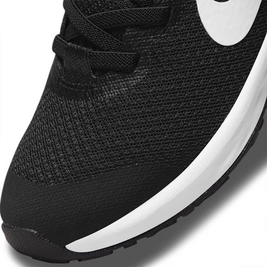 Nike Revolution 6 FlyEase Eenvoudig aan en uit te trekken kleuterschoenen Zwart - Foto 6