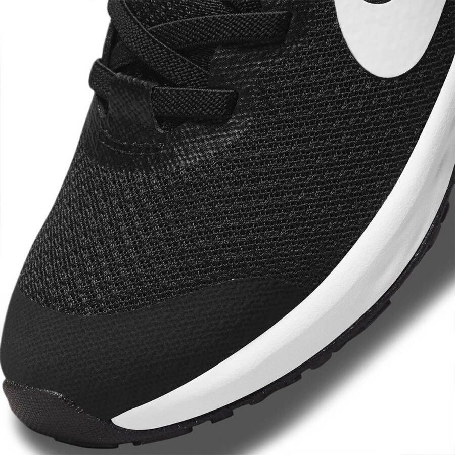 Nike Revolution 6 FlyEase Eenvoudig aan en uit te trekken kleuterschoenen Zwart - Foto 5