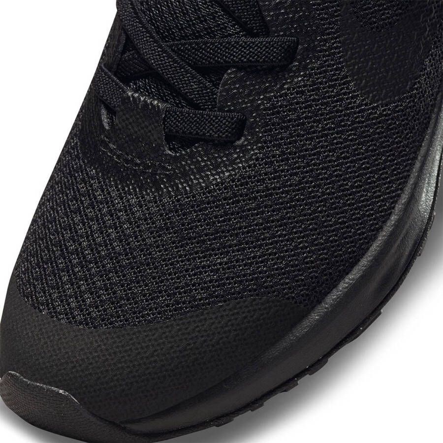 Nike Revolution 6 Flyease PS Sneakers Kinderen Black Dk Smoke Grey