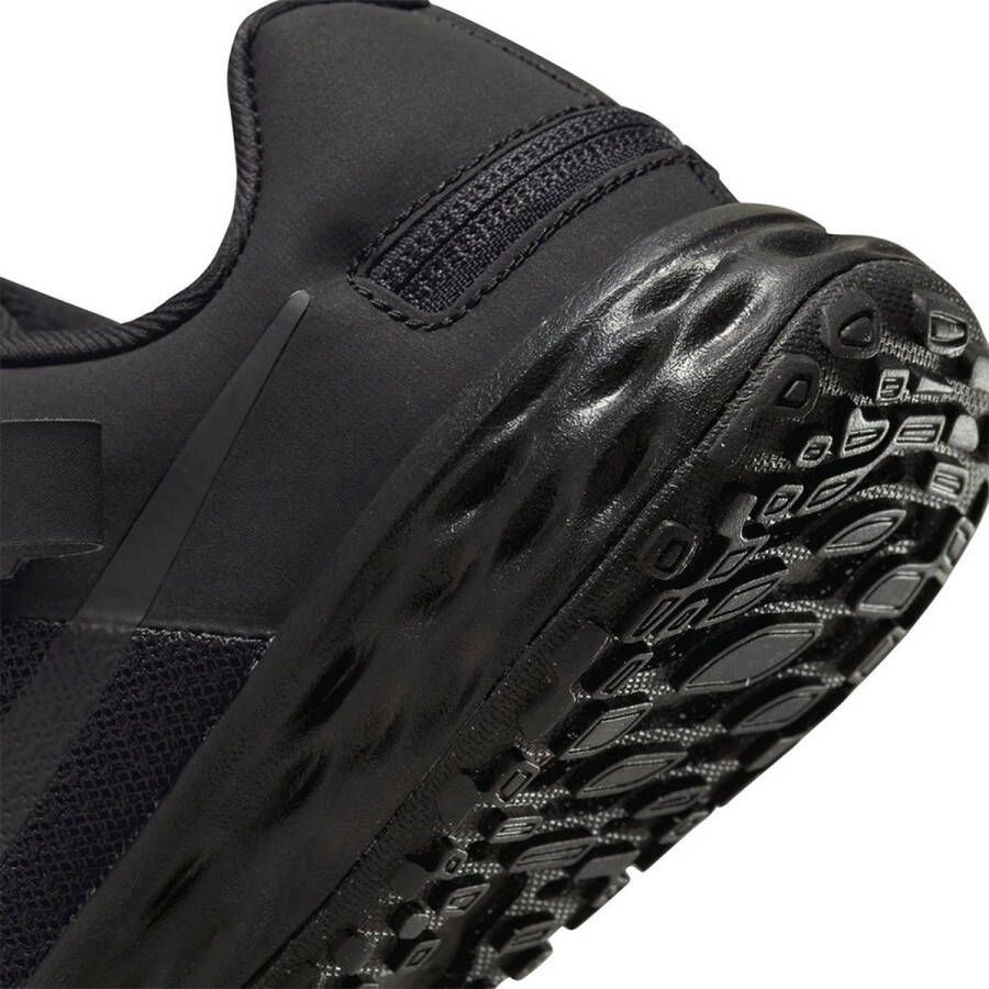 Nike Revolution 6 FlyEase Eenvoudig aan en uit te trekken kleuterschoenen Zwart - Foto 9