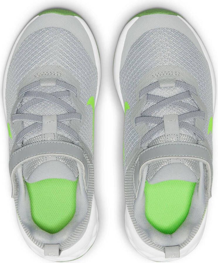 Nike Revolution 6 NN PSV Hardloopschoenen LT Smoke Grey Green Strike Dk Smoke Grey Kinderen