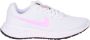 Nike revolution 6 hardloopschoenen wit roze dames - Thumbnail 3