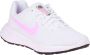 Nike revolution 6 hardloopschoenen wit roze dames - Thumbnail 4