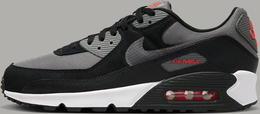 Nike Sneakers Air Max 90 Black Red Grey