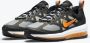 Nike Air Max Genome Kinderschoenen Black Grey Fog White Total Orange - Thumbnail 7