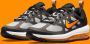 Nike Air Max Genome Kinderschoenen Black Grey Fog White Total Orange - Thumbnail 8