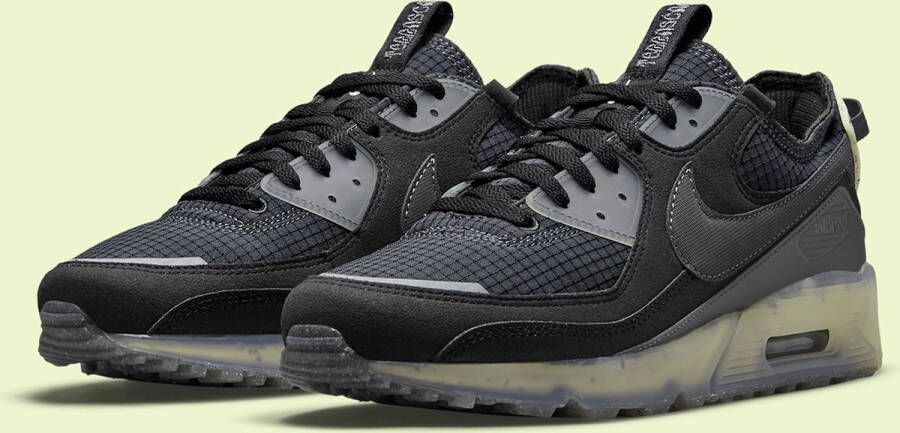 Nike Terrascape Lage Sneaker Zwart Grijs Limoen Gray Heren - Foto 4