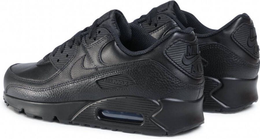 Nike Air Max 90 Leather Heren Sneakers Black Black-Black - Foto 11