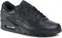 Nike Air Max 90 Leather Heren Sneakers Black Black-Black - Thumbnail 12