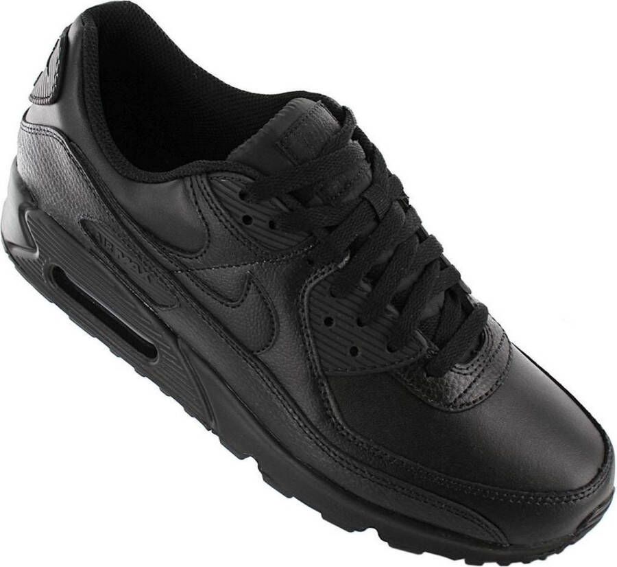 Nike Air Max 90 Leather Heren Sneakers Black Black-Black - Foto 13