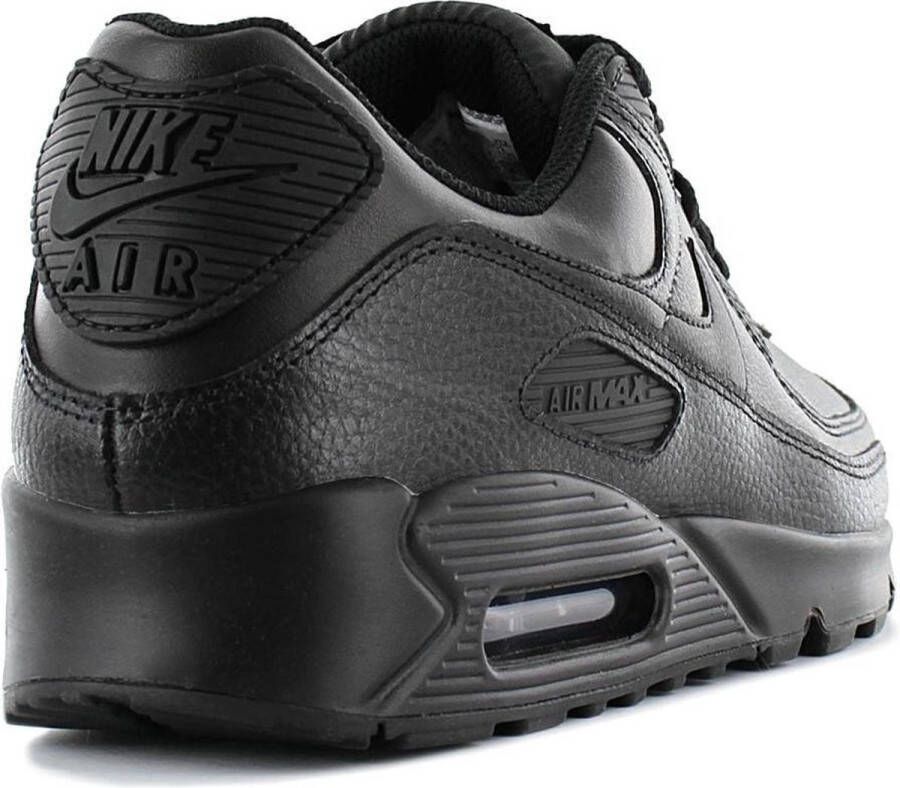 Nike Air Max 90 Leather Heren Sneakers Black Black-Black - Foto 5