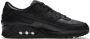Nike Air Max 90 Leather Heren Sneakers Black Black-Black - Thumbnail 9