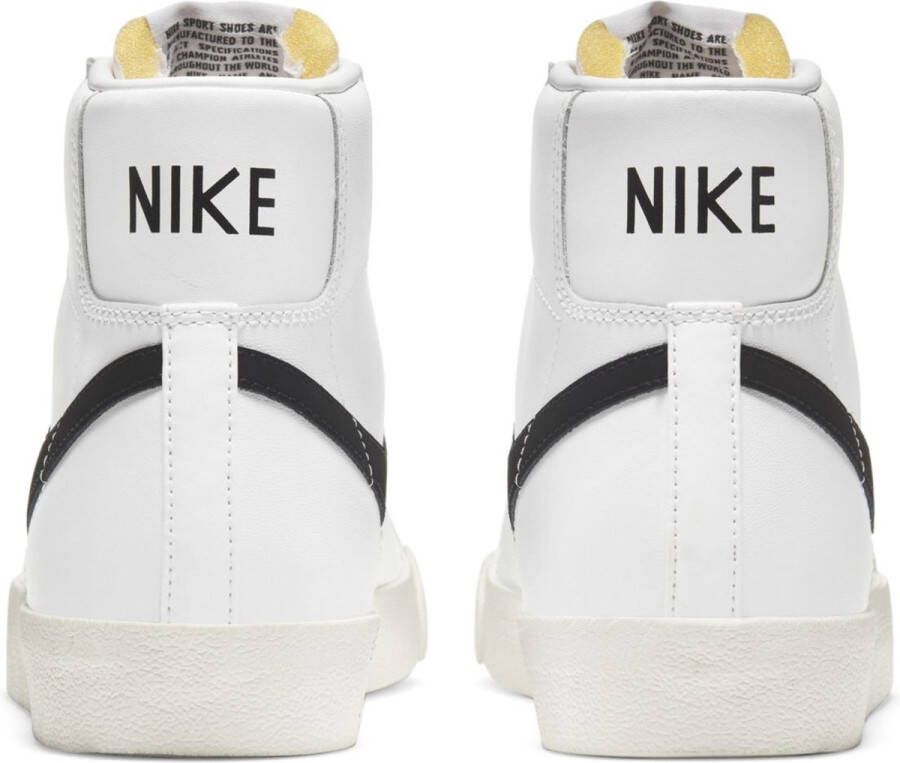 Nike Blazer Mid '77 (gs) Basketball Schoenen white black total orange maat: 40 beschikbare maaten:36.5 37.5 38.5 40 - Foto 10