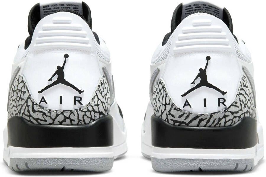 Jordan Air Legacy 312 Low Basketball Schoenen white black wolf grey maat: 42.5 beschikbare maaten:42.5 47.5 - Foto 5