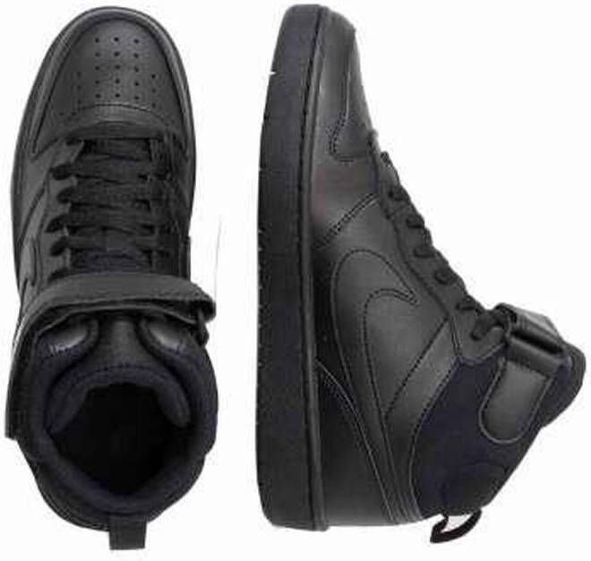 Nike Court Borough Mid 2 Zwart Sneakers Hoog - Foto 13