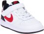 Nike Court Borough Low 2 TDV Sneakers White University Red Black Kinderen - Thumbnail 14