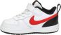 Nike Court Borough Low 2 TDV Sneakers White University Red Black Kinderen - Thumbnail 8