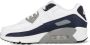 Nike Air Max 90 Leather Sneakers Kinderen White Grey Black Kind - Thumbnail 8