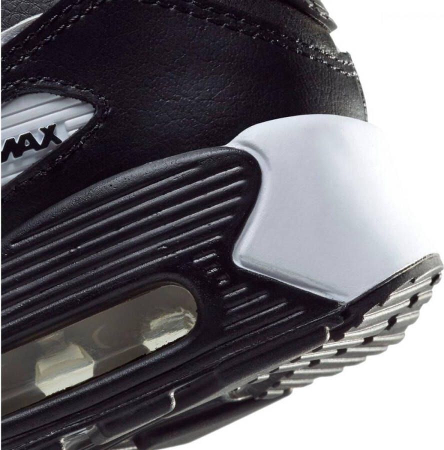 Nike Air Max 90 Leather GS Zwart Wit Kinder Sneaker CD6864 - Foto 11