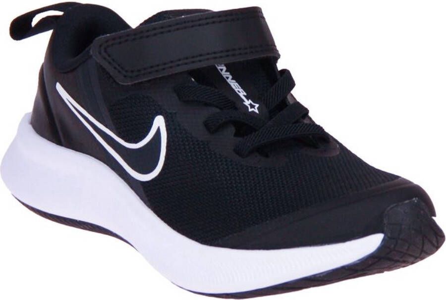 Nike Star Runner 3 Sportschoenen Kleuters Zwart Grijs Wit - Foto 10