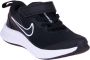 Nike Star Runner 3 Sportschoenen Kleuters Zwart Grijs Wit - Thumbnail 10