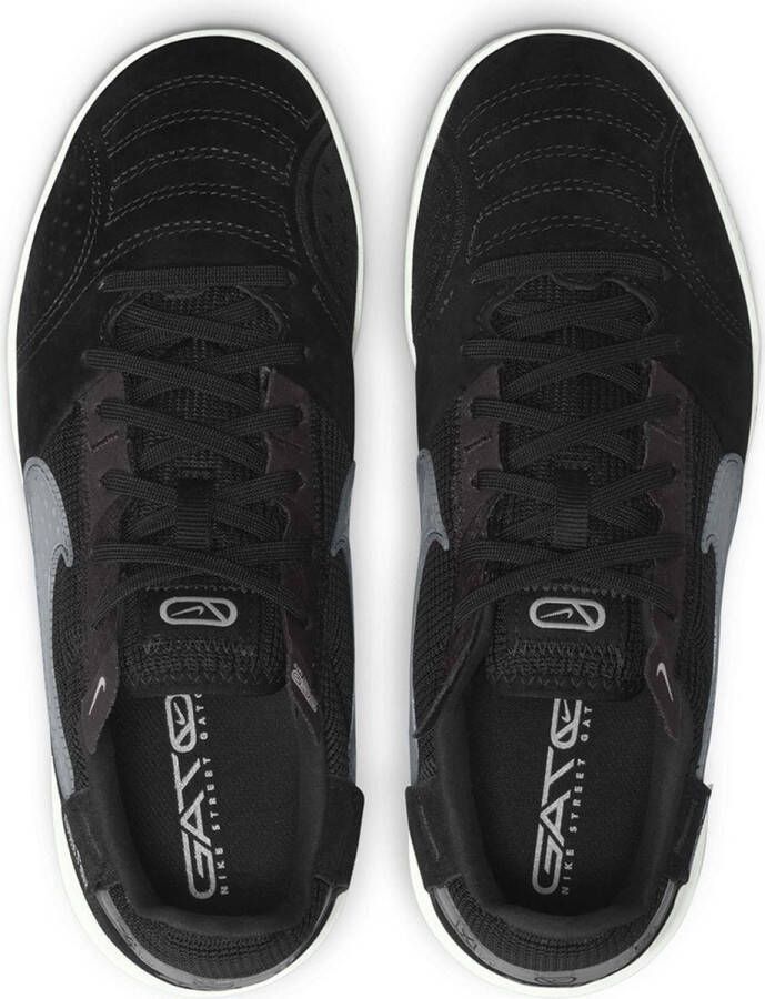 Nike Jr. Streetgato low top voetbalschoenen voor kleuters kids Zwart - Foto 3