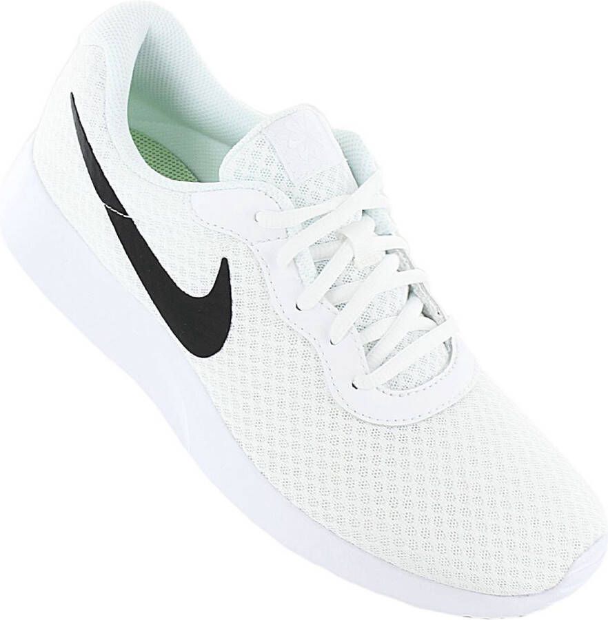 Nike Tanjun Sneakers White Black Barely Volt Heren