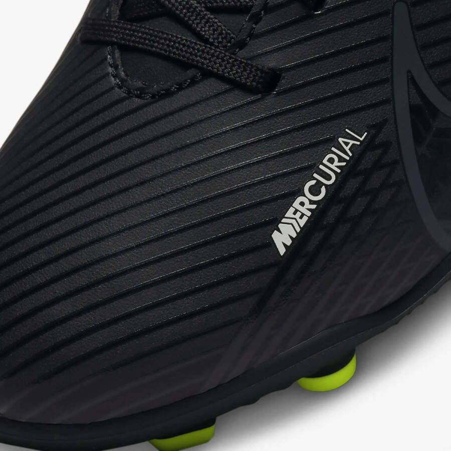 Nike Jr. Mercurial Vapor 15 Club FG MG Voetbalschoenen voor kleuters kids(meerdere ondergronden) Black Summit White Volt Dark Smoke Grey Kind - Foto 9