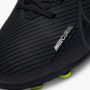 Nike Jr. Mercurial Vapor 15 Club FG MG Voetbalschoenen voor kleuters kids(meerdere ondergronden) Black Summit White Volt Dark Smoke Grey Kind - Thumbnail 9