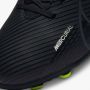 Nike Jr. Mercurial Vapor 15 Club FG MG Voetbalschoenen voor kleuters kids(meerdere ondergronden) Black Summit White Volt Dark Smoke Grey Kind - Thumbnail 10