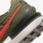 Nike Waffle One Premium Medium Olive Sequoia Black Team Orange - Thumbnail 8