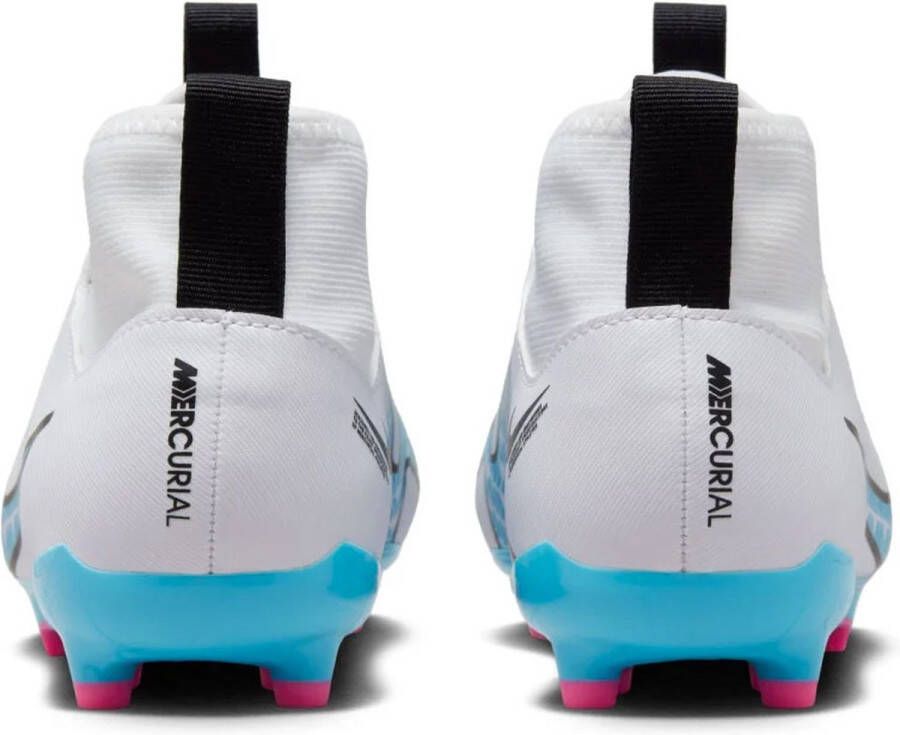 Nike Zoom Mercurial Superfly 9 Academy FG?MG Jr. voetbalschoenen wit blauw roze - Foto 6