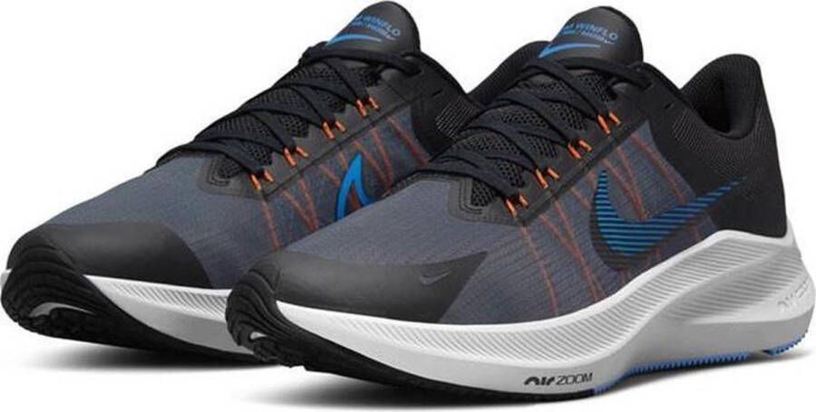 Nike Zoom Winflo 8 hardloopschoenen heren grijs blauw
